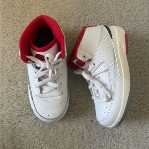 Air jordan 2 kids White and Red Sneakers